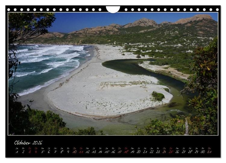 Produktbild: Korsika - Insel rauer Sch&ouml;nheit (Wandkalender 2026 DIN A4 quer), CALVENDO Monatskalender