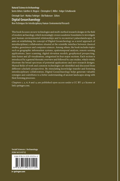 Produktbild: Digital Geoarchaeology
