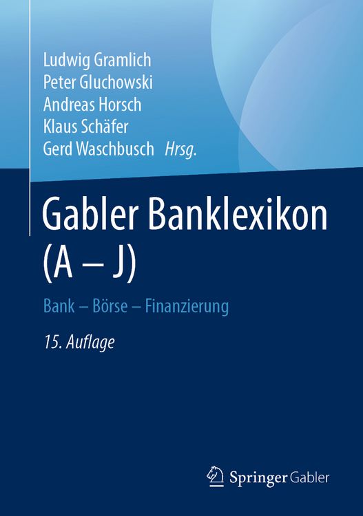 Produktbild: Gabler Banklexikon (A &ndash; J)
