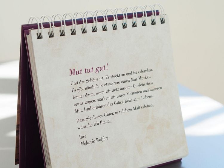Produktbild: Wochenkalender 2027: Mutig leben
