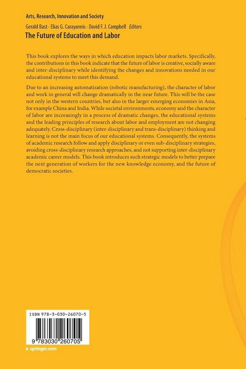 Produktbild: The Future of Education and Labor