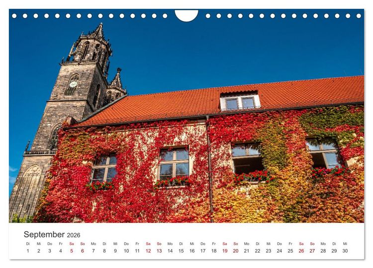 Produktbild: Deutschland: Magdeburg, Stadtansichten und Umgebung (Wandkalender 2026 DIN A4 quer), CALVENDO Monatskalender