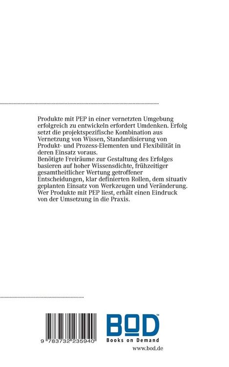 Produktbild: Produkte mit PEP entwickeln