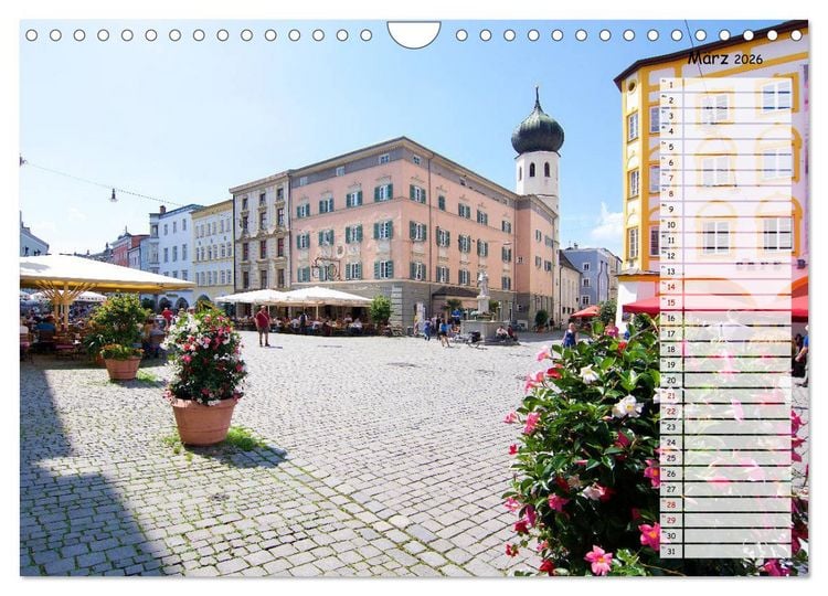 Produktbild: Eine Perle Oberbayerns - Rosenheim (Wandkalender 2026 DIN A4 quer), CALVENDO Monatskalender