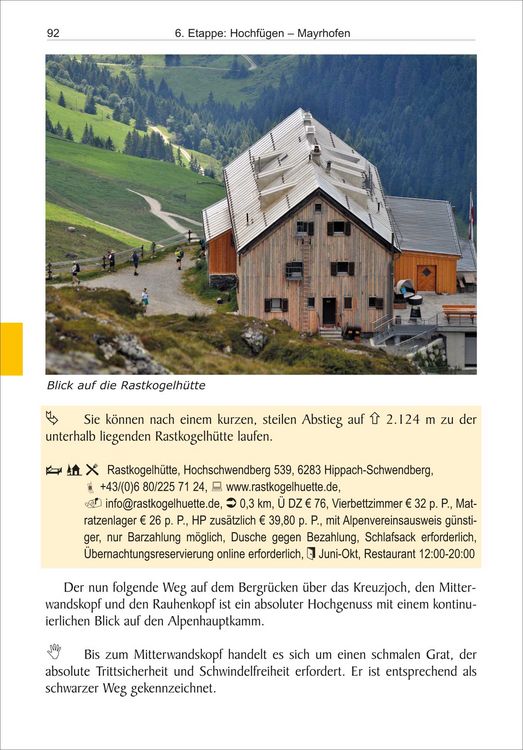 Produktbild: Tegernsee – Sterzing über die Alpen in 8 Etappen