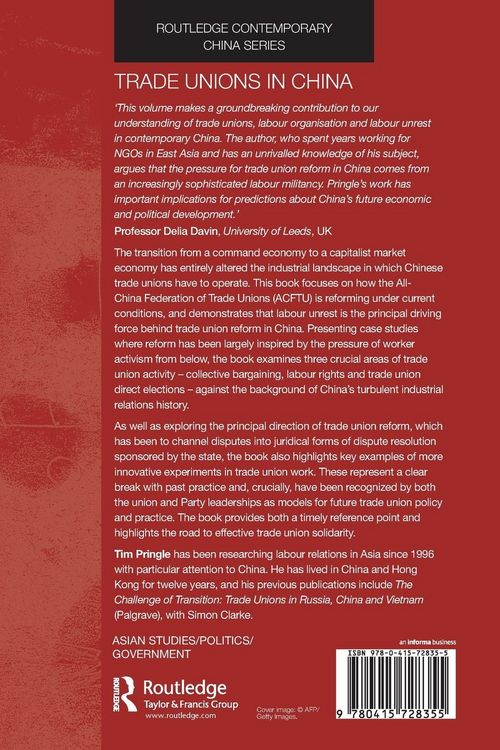 Produktbild: Trade Unions in China