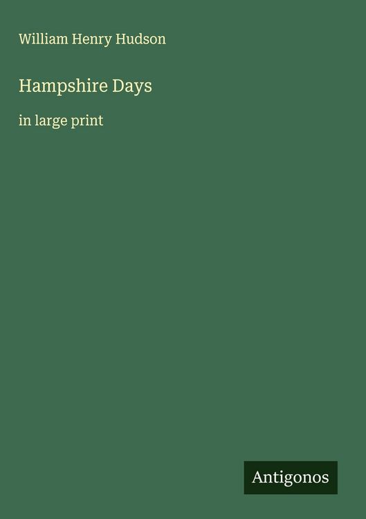 Produktbild: Hampshire Days