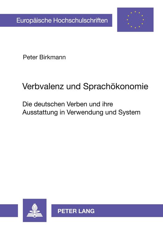 Produktbild: Verbvalenz und Sprach&ouml;konomie