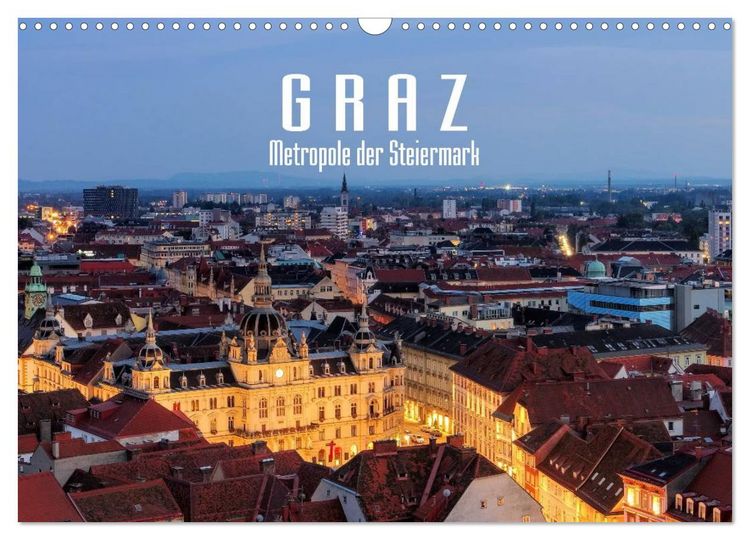 Produktbild: Graz - Metropole der Steiermark (Wandkalender 2026 DIN A3 quer), CALVENDO Monatskalender