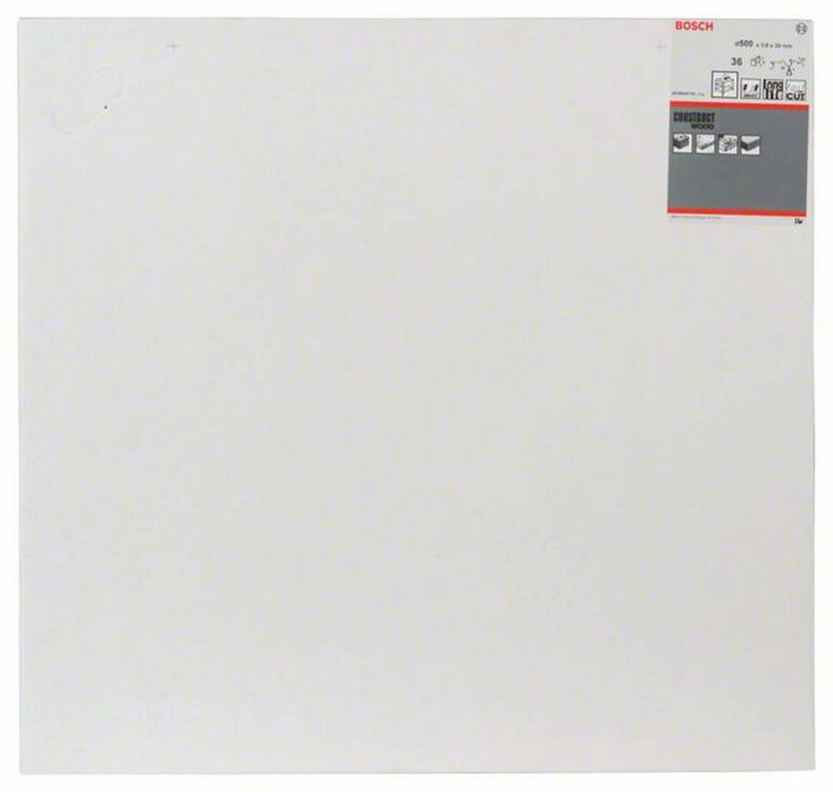 Produktbild: Bosch Accessories Construct Wood 2608640705 Hartmetall Kreiss&auml;geblatt 500 x 30 x 3.8 mm Z&auml;hneanzahl: 36 1 St.