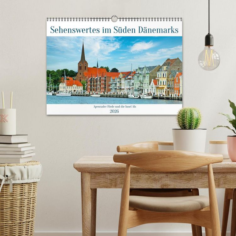Produktbild: Sehenswertes im S&uuml;den D&auml;nemarks (Wandkalender 2026 DIN A3 quer), CALVENDO Monatskalender