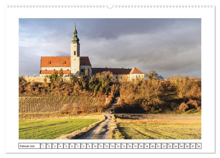 Produktbild: Das Weinviertel - Im Norden von Wien (hochwertiger Premium Wandkalender 2026 DIN A2 quer), Kunstdruck in Hochglanz