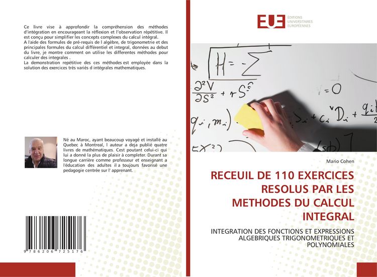 Produktbild: RECEUIL DE 110 EXERCICES RESOLUS PAR LES METHODES DU CALCUL INTEGRAL