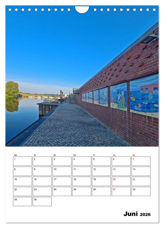 Produktbild: Boizenburg am Elberadweg (Wandkalender 2026 DIN A4 hoch), CALVENDO Monatskalender