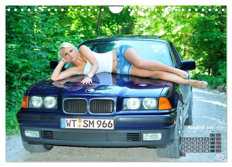 Produktbild: Girls and Cars (Wall Calendar 2026 DIN A4 landscape), CALVENDO 12 Month Wall Calendar