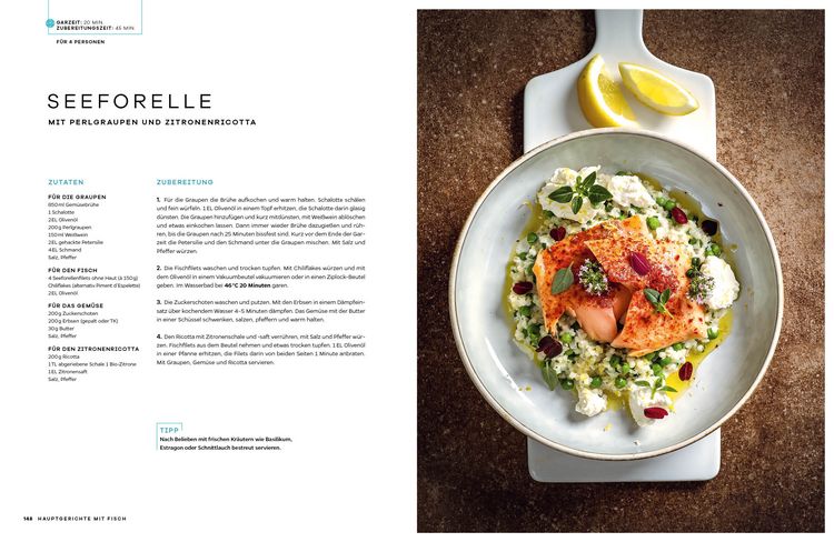 Produktbild: Sous-Vide &ndash; Purer Genuss: Fisch, Fleisch, Gem&uuml;se perfekt gegart