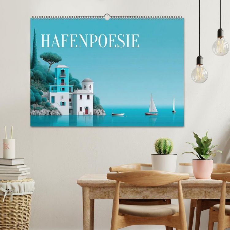 Produktbild: Hafenpoesie (Wandkalender 2027 DIN A2 quer), CALVENDO Monatskalender