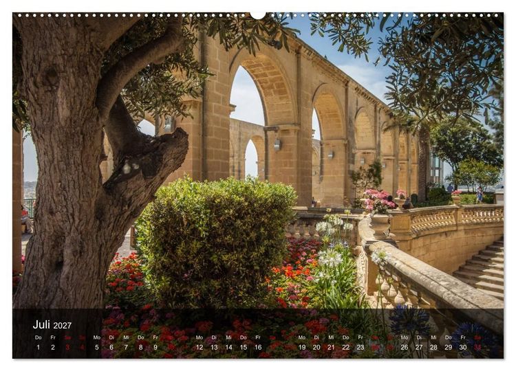 Produktbild: Malta entdecken Malta, Gozo, Comino (hochwertiger Premium Wandkalender 2027 DIN A2 quer), Kunstdruck in Hochglanz