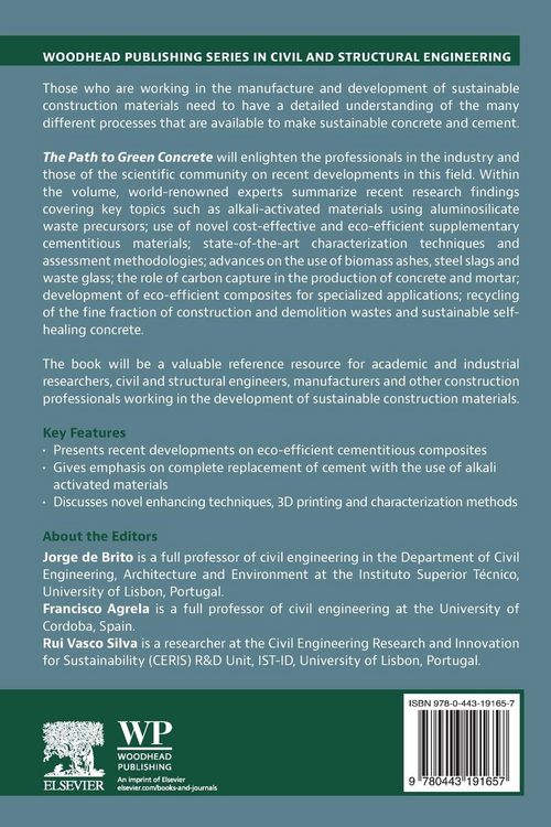 Produktbild: The Path to Green Concrete