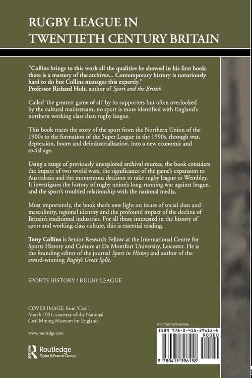 Produktbild: Rugby League in Twentieth Century Britain