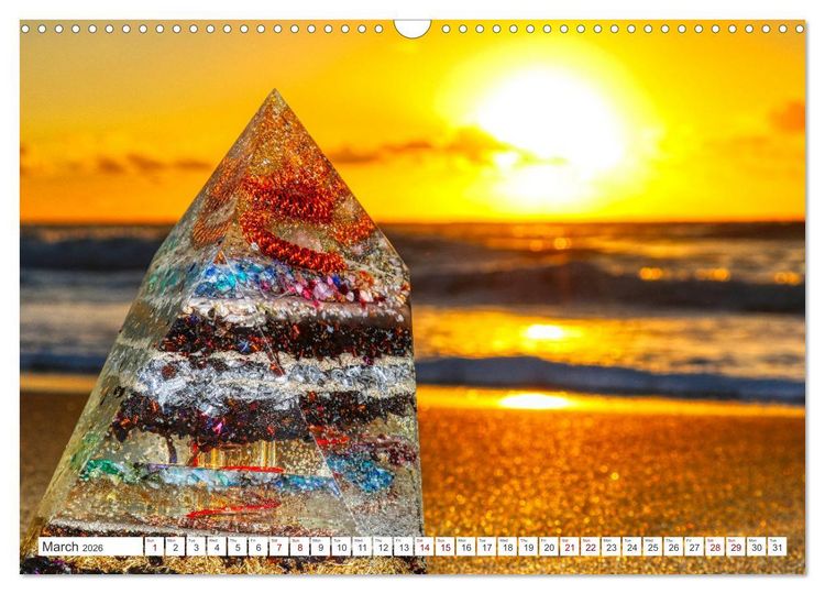 Produktbild: Orgonites - Power and joie de vivre for mind and body (Wall Calendar 2026 DIN A3 landscape), CALVENDO 12 Month Wall Calendar