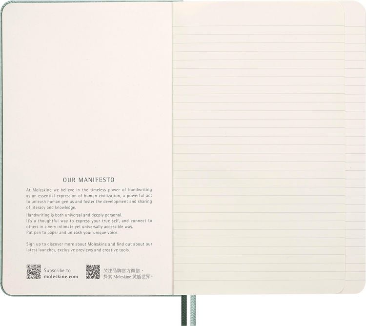 Produktbild: Moleskine Das Jahr der Schlange Bl&auml;tter Notizbuch, L/A5, fester Einband, liniert, mit Box