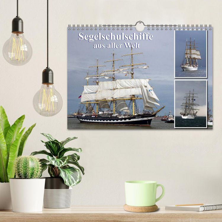 Produktbild: Segelschulschiffe aus aller Welt (Wandkalender 2026 DIN A4 quer), CALVENDO Monatskalender