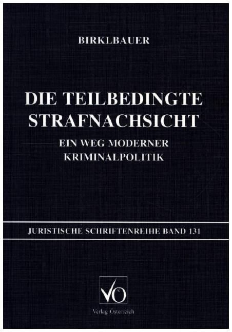 Produktbild: Die Teilbedingte Strafnachsicht