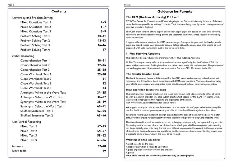 Produktbild: 11+ Verbal Reasoning, Non-Verbal Reasoning & Maths Complete Practice Workbook