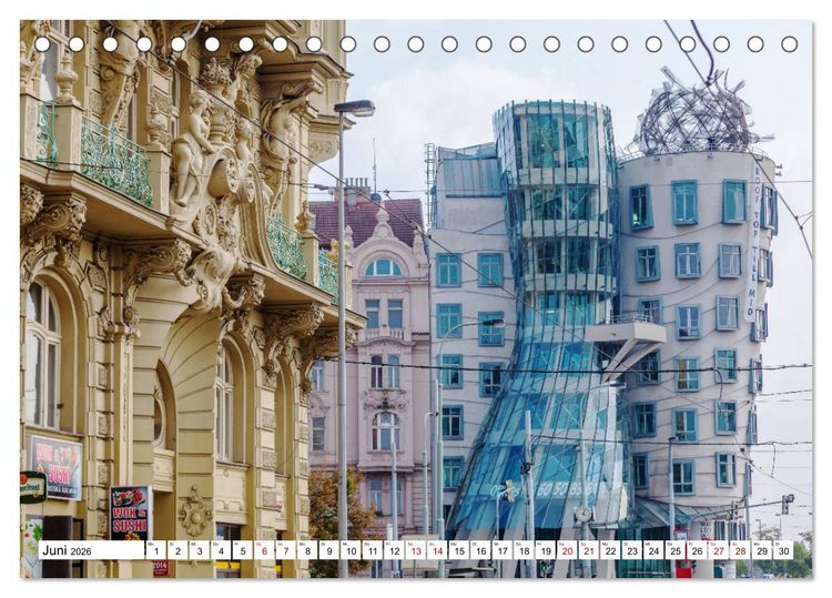 Produktbild: Architektonische Zeitspr&uuml;nge (Tischkalender 2026 DIN A5 quer), CALVENDO Monatskalender