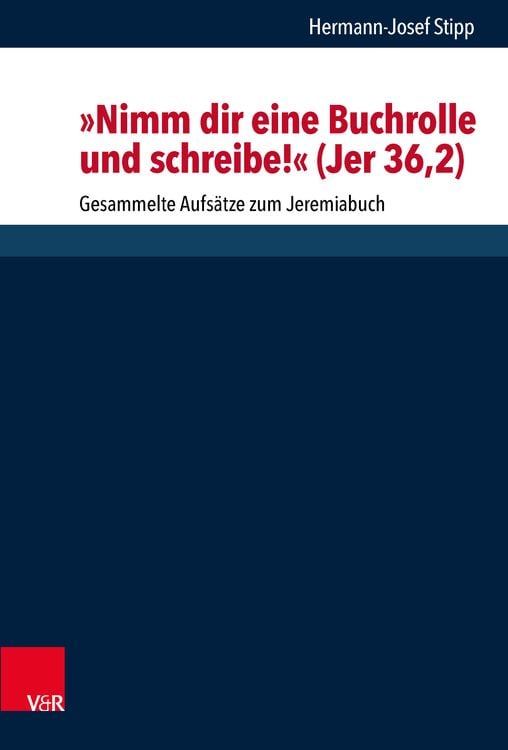 Produktbild: "Nimm dir eine Buchrolle und schreibe!" (Jer 36,2)