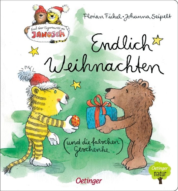 Produktbild: Nach einer Figurenwelt von Janosch. Endlich Weihnachten (und die falschen Geschenke)
