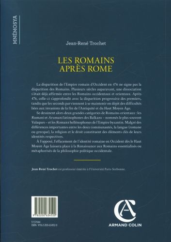 Produktbild: Les Romains apr&egrave;s Rome