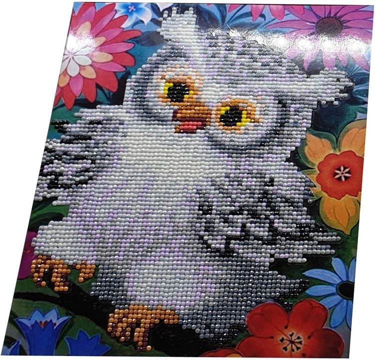 Produktbild: Diamond Painting Eule mit Aufsteller