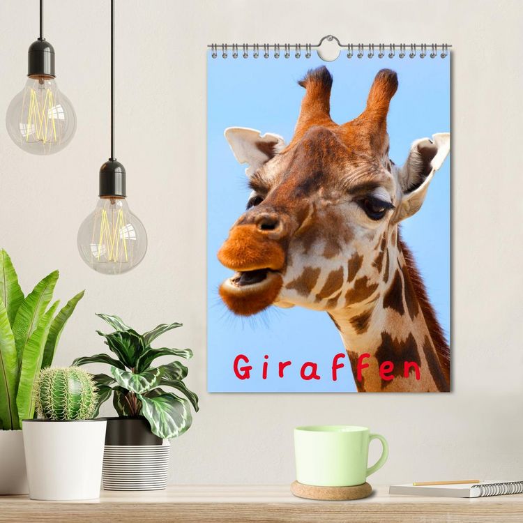 Produktbild: Giraffen (Wandkalender 2026 DIN A4 hoch), CALVENDO Monatskalender