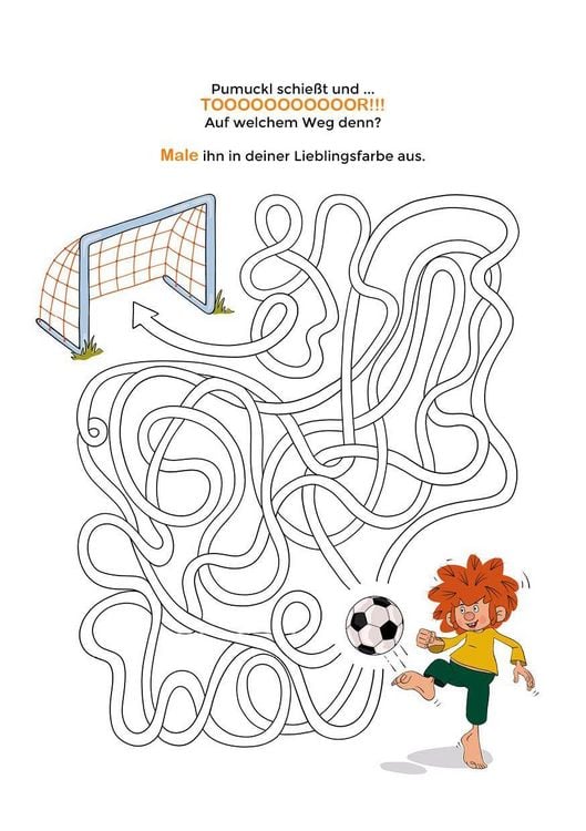 Produktbild: Lern-Spiel-Spa&szlig; mit Pumuckl - Mein Vorschulblock: Logik- und Denkr&auml;tsel
