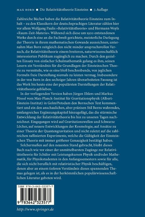 Produktbild: Die Relativit&auml;tstheorie Einsteins