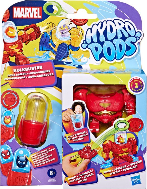 Produktbild: Hydro Pods Marvel Wasser-R&uuml;stung 2fach sortiert