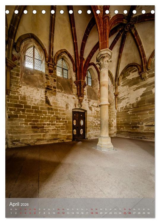 Produktbild: Kloster Maulbronn - Alte Mauern (Tischkalender 2026 DIN A5 hoch), CALVENDO Monatskalender