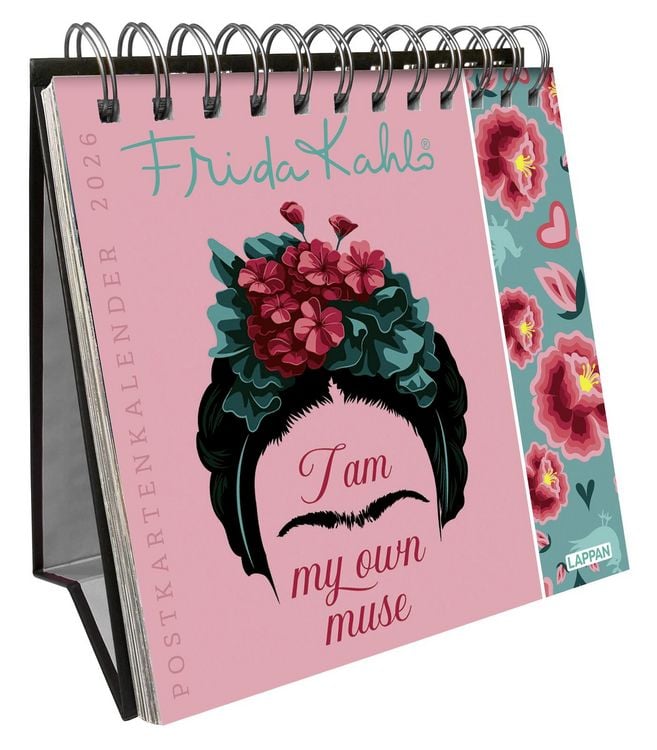 Produktbild: Frida Kahlo Postkartenkalender 2026