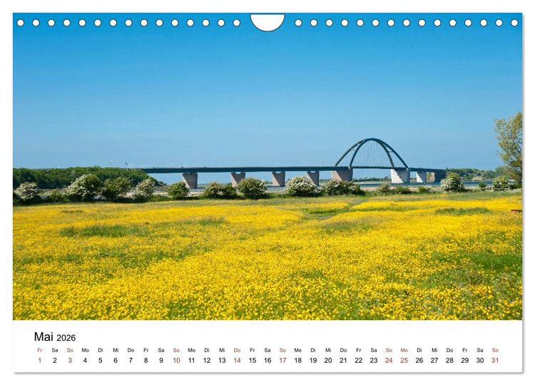 Produktbild: OSTSEE Wundersch&ouml;nes Deutschland (Wandkalender 2026 DIN A4 quer), CALVENDO Monatskalender