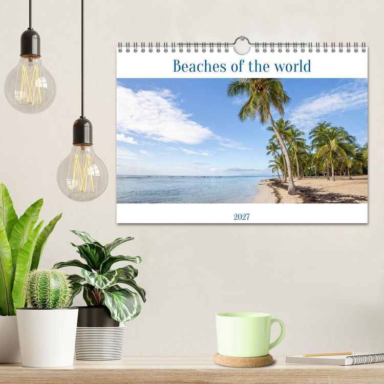 Produktbild: Beaches of the world (Wall Calendar 2027 DIN A4 landscape), CALVENDO 12 Month Wall Calendar