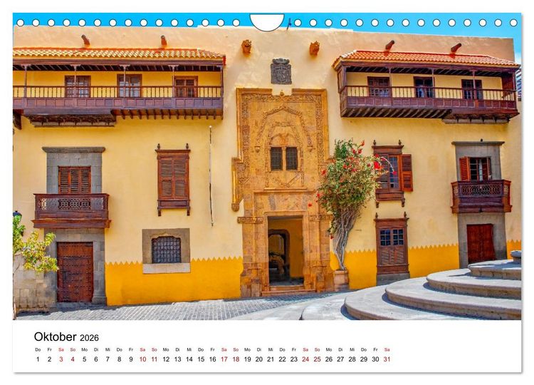 Produktbild: Las Palmas de Gran Canaria - eine gro&szlig;artige Stadt (Wandkalender 2026 DIN A4 quer), CALVENDO Monatskalender
