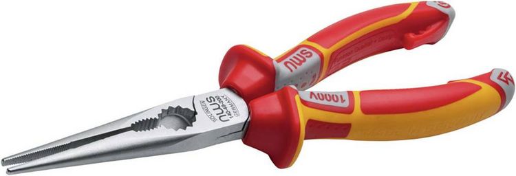 Produktbild: NWS 140-49-VDE-170 VDE Flachrundzange Werkzeugstahl 170mm