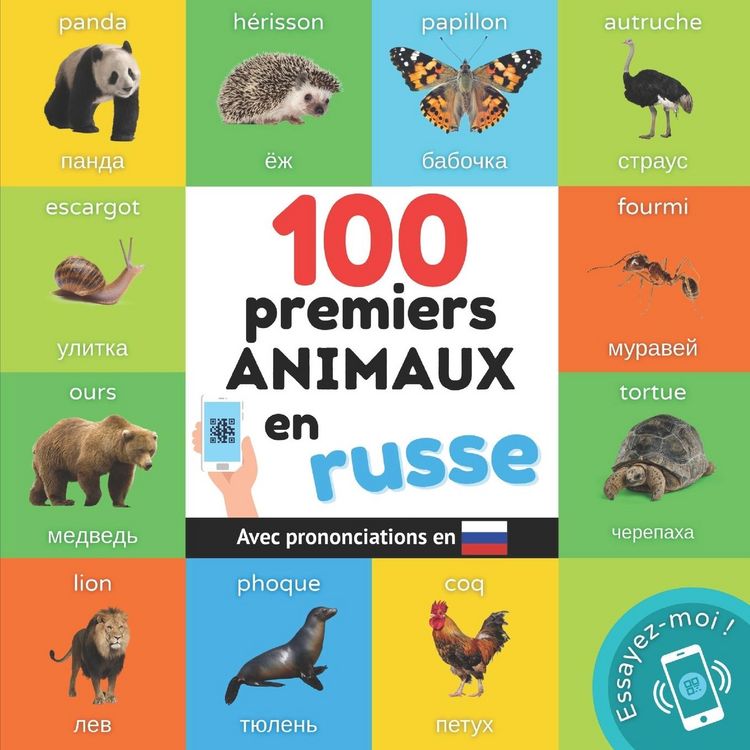 Produktbild: 100 premiers animaux en russe
