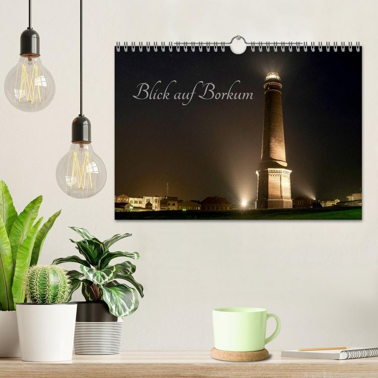Produktbild: Blick auf Borkum (Wandkalender 2026 DIN A4 quer), CALVENDO Monatskalender
