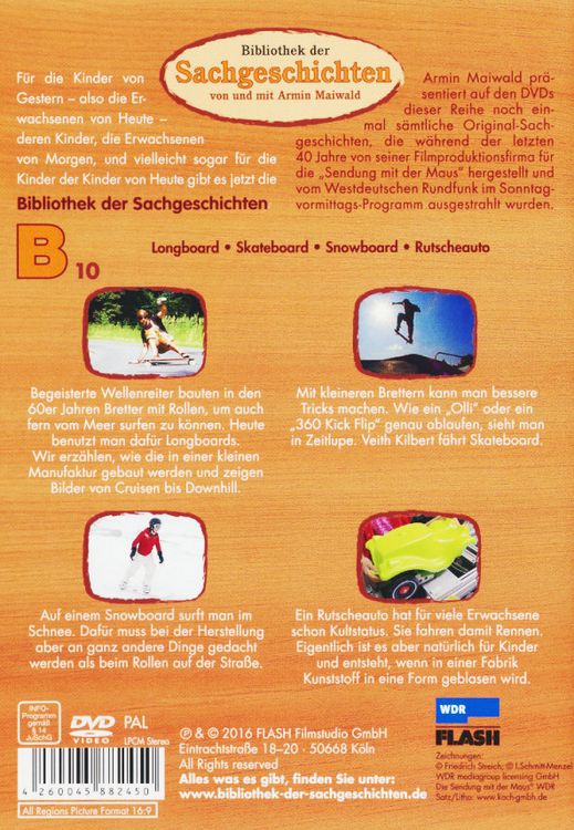 Produktbild: B10 - Boards & Cars - Bibliothek der Sachgeschichten