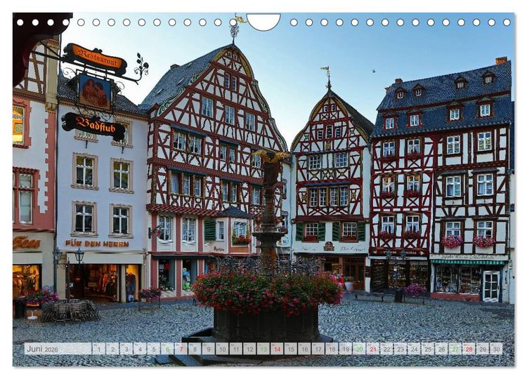 Produktbild: BERNKASTEL-KUES (Wandkalender 2026 DIN A4 quer), CALVENDO Monatskalender