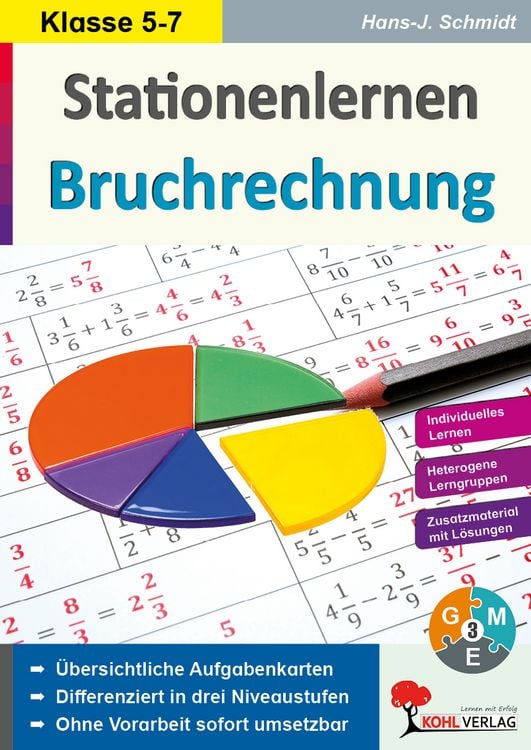 Produktbild: Stationenlernen Bruchrechnung