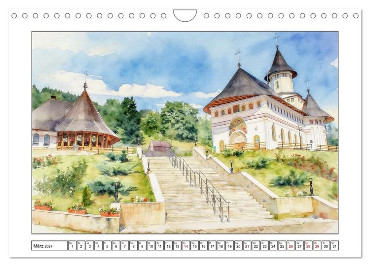 Produktbild: Rum&auml;nien - Vielfalt und Authentizit&auml;t (Wandkalender 2027 DIN A4 quer), CALVENDO Monatskalender